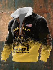 Men's USA Black Soldier Sweatshirts