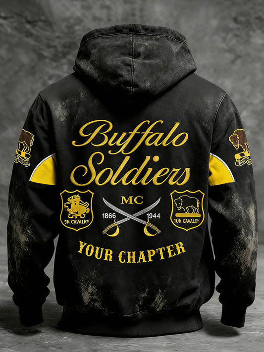 Men's American Black Soldier Hoodies