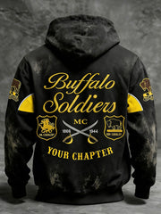 Men's American Black Soldier Hoodies
