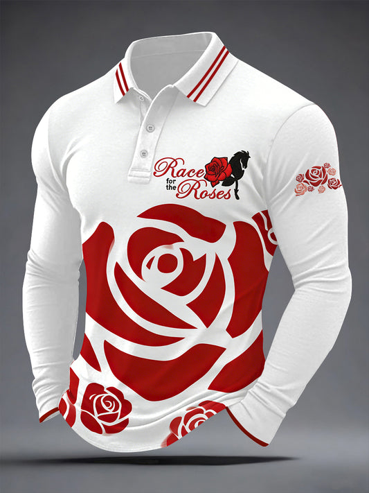 Men's Derby Horse Racing 2026 Print Shirt
