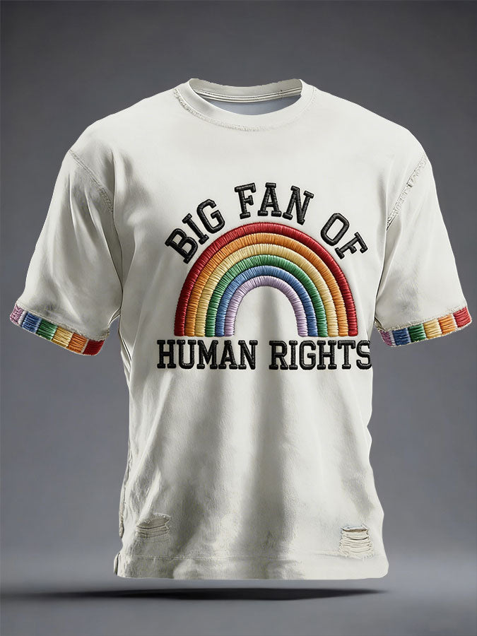 Unisex Big Fan Rights Matter Be Good Printed T-shirt