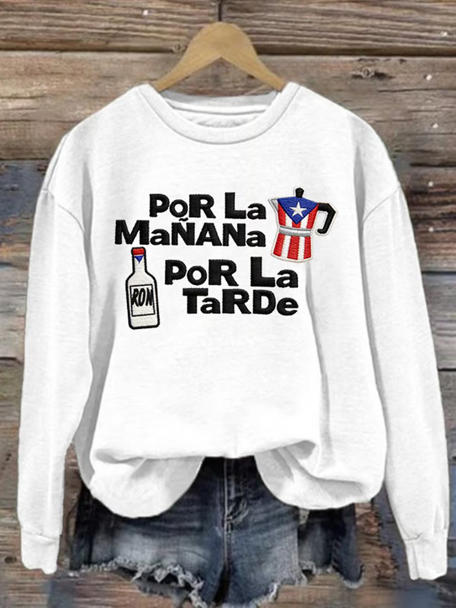 Women's Puerto Rico polyester sweatshirt
