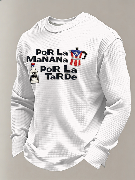 Men's Puerto Rico Waffle Long Sleeve Top