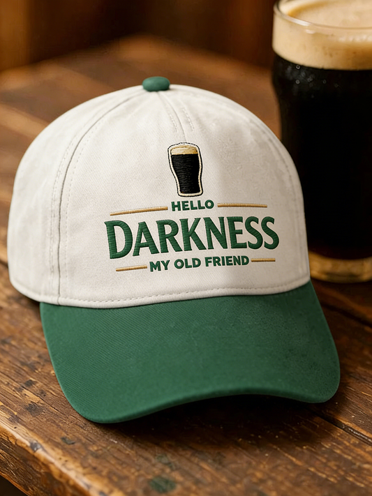 Unisex Hello Darkness My Old Friend Design Cap