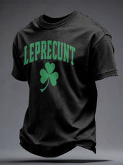 Unisex St. Patricks Day Shamrocks Funny Printed T-shirt