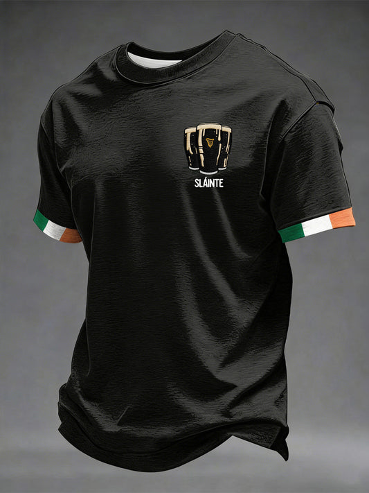 Men's St. Patrick's Day Printed T-shirt