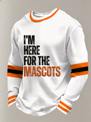 Men's March Basketball Waffle Long Sleeve Top