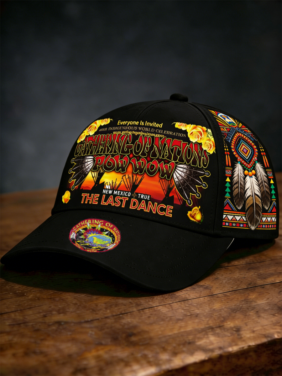 Unisex GON Pow-Wow Indian Art Printed Hat