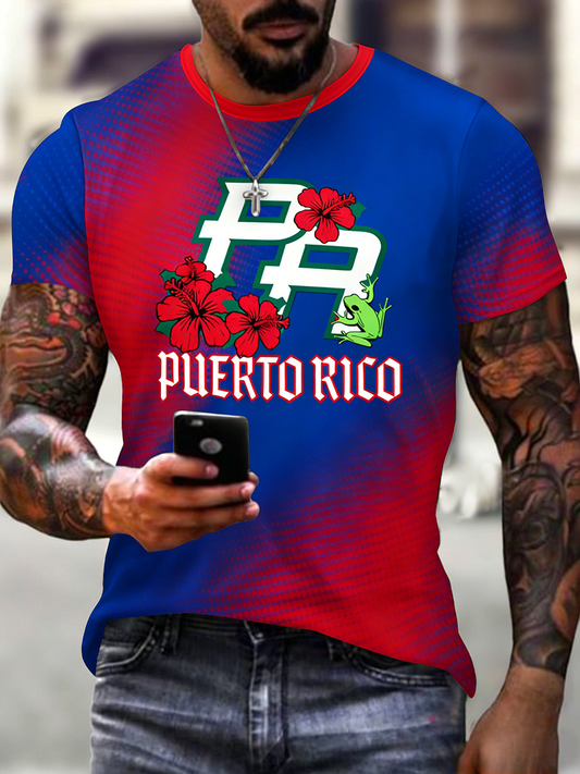 Men's Puerto Rico Short Sleeves T-shirt