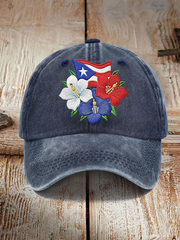 Unisex Puerto Rico Print Hat