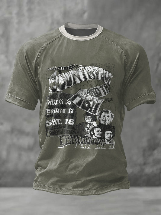 Men's Country Joe Hippie Music short sleeves t-shirt