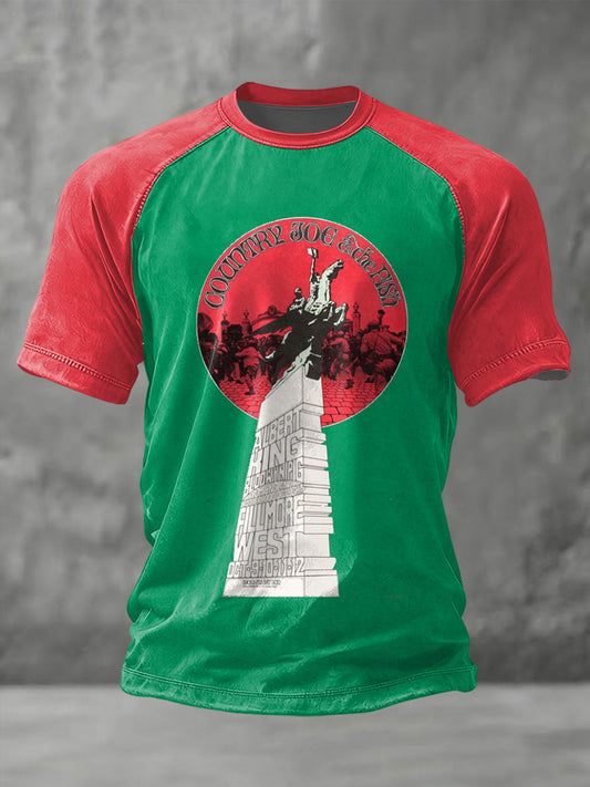 Men's Country Joe Hippie Music short sleeves t-shirt