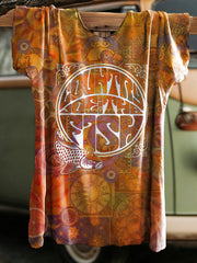Women's Country Joe Hippie Music Short Sleeves T-shirt