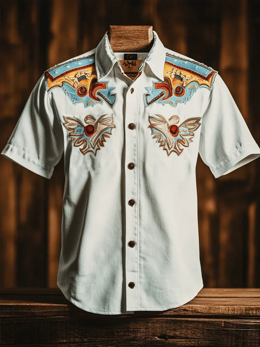 Men's Western Yoke Short Sleeve Shirt