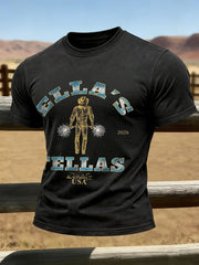 Men's Vintage Ella's Fellas Print Country Music Inspired T-Shirt