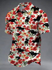 Men's Derby Day Printed Casual Shirt