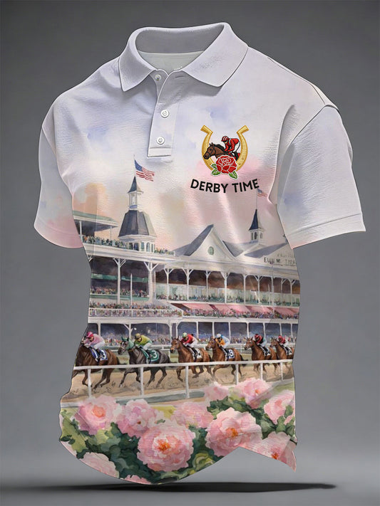 Men's Derby Day Printed Casual Shirt