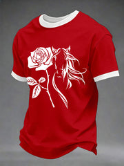 Men's Derby Day Printed Casual T-Shirt