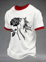 Men's Derby Day Printed Casual T-Shirt