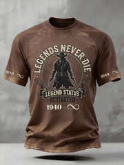 Men's Legend Never Die Short Sleeve T-shirt