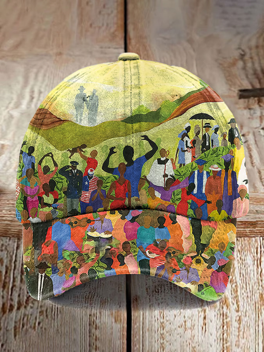 Unisex Juneteenth Cheer Freedom And Independence Printed Hat