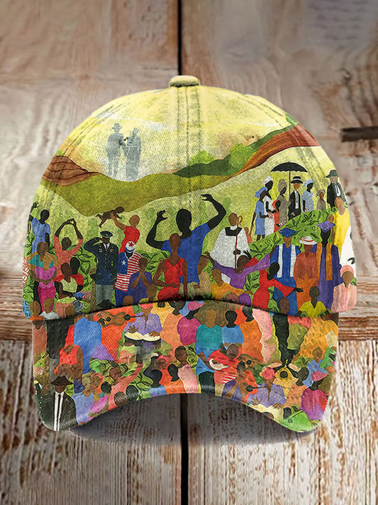 Unisex Juneteenth Cheer Freedom And Independence Printed Hat