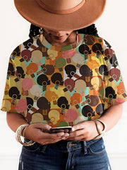 Women's Juneteenth Print Casual Tee