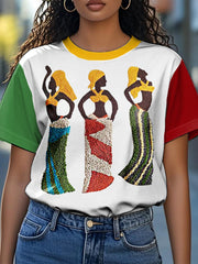 Women's short-sleeved T-shirt