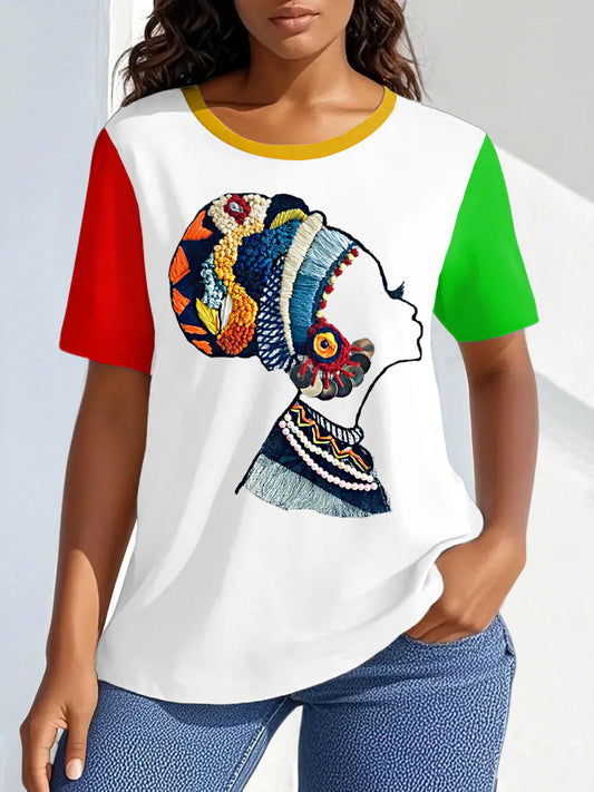 Women's short-sleeved T-shirt