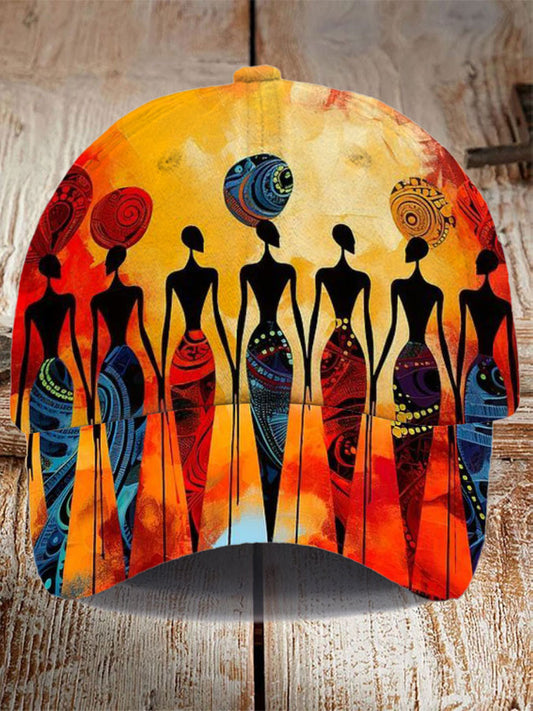 Unisex Juneteenth African Woman Art Print Hat
