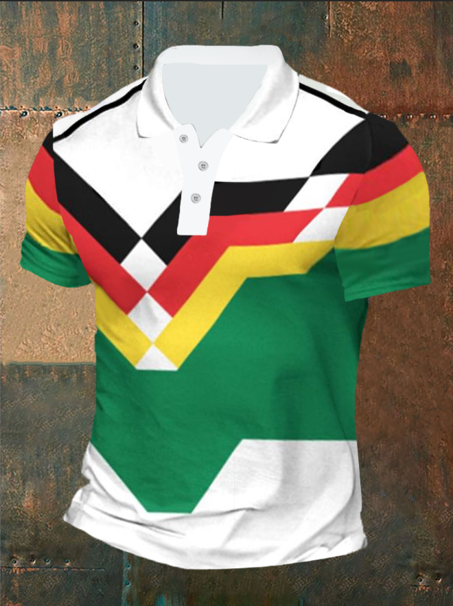 Men's 1865 Juneteenth Print POLO