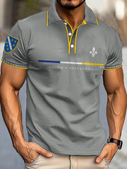 Men's Bosnia Football Lover ZMAJEVI Printed Casual Tops