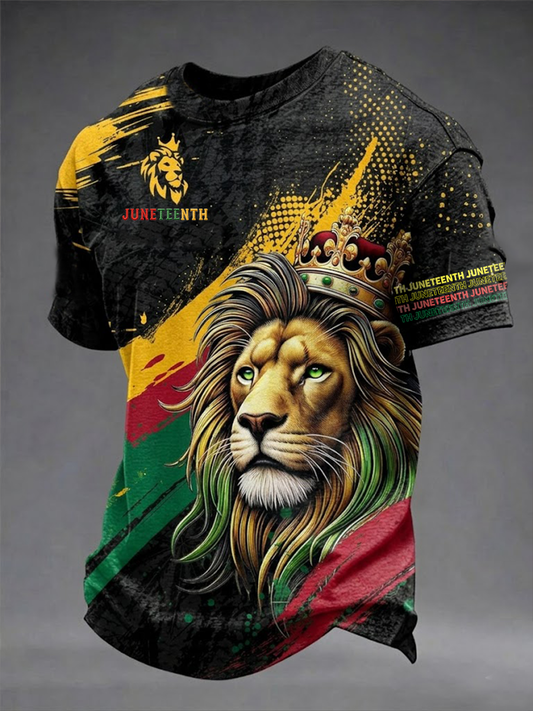 Men's Juneteenth Short Sleeves T-shirt