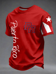 Men's Puerto Rico Printed short sleeves t-shirt
