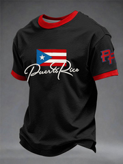 Men's Puerto Rico Printed short sleeves t-shirt