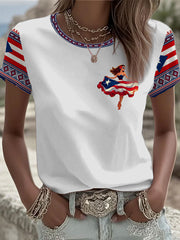 Women's Puerto Rico Printed short-sleeved T-shirt
