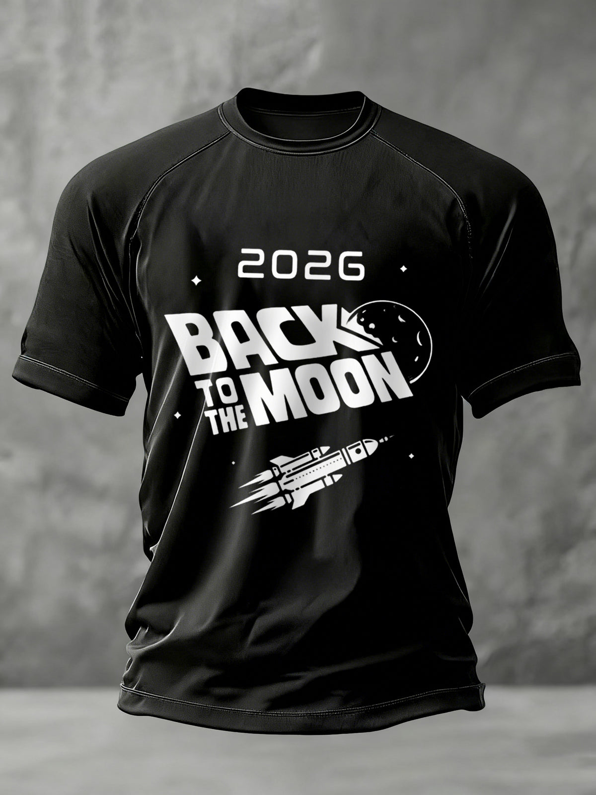 Men's Return To The Moon 2026 Casual Tee