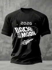 Men's Return To The Moon 2026 Casual Tee