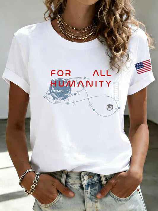 Women's Artemis II 2026 Print Casual Tee