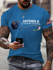 Men's Artemis II 2026 Print Casual Tee