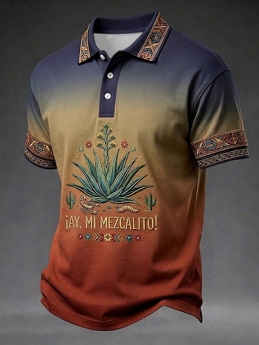 Men's Mezcal Print Casual Shirt