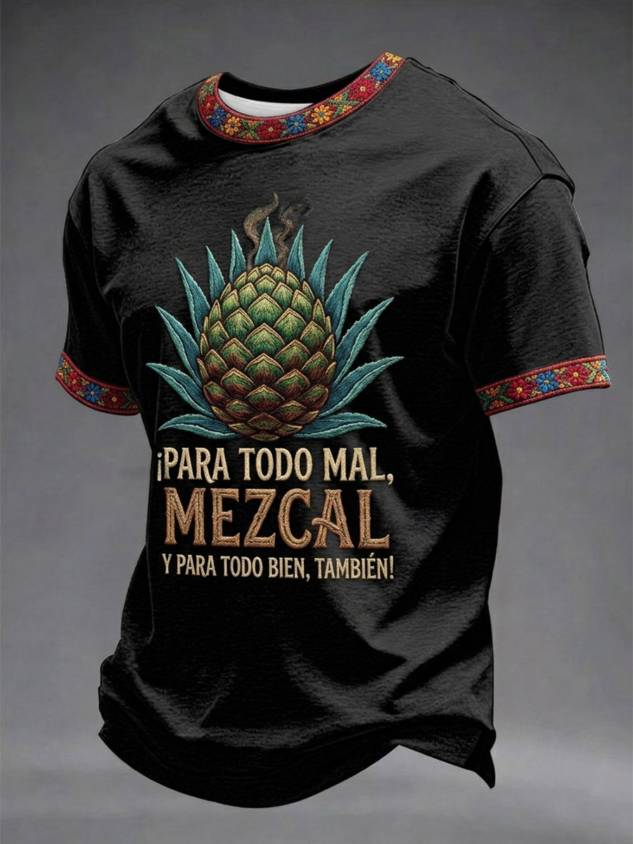 Men's Mezcal Print Casual T-Shirt