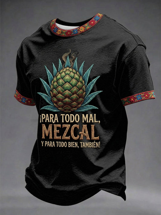 Men's Mezcal Print Casual T-Shirt