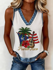 Women's Puerto Rico Printed Vest