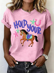Women's Funny Horse T-Shirt