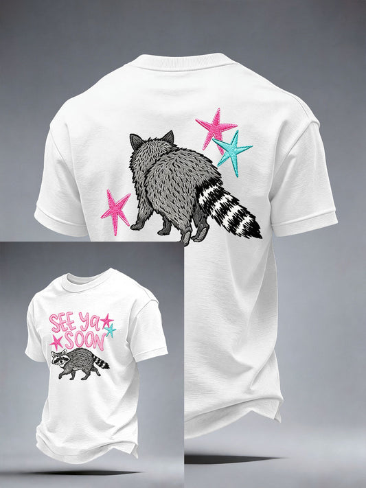 Men's See Ya Soon Raccoon T-Shirt