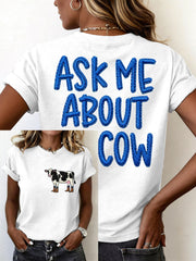 Women's Funny Cow T-Shirt