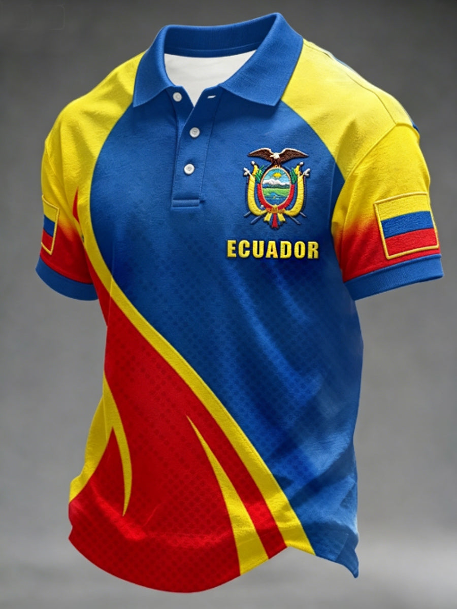 Men's ECUADOR 2026 Football polo shirt