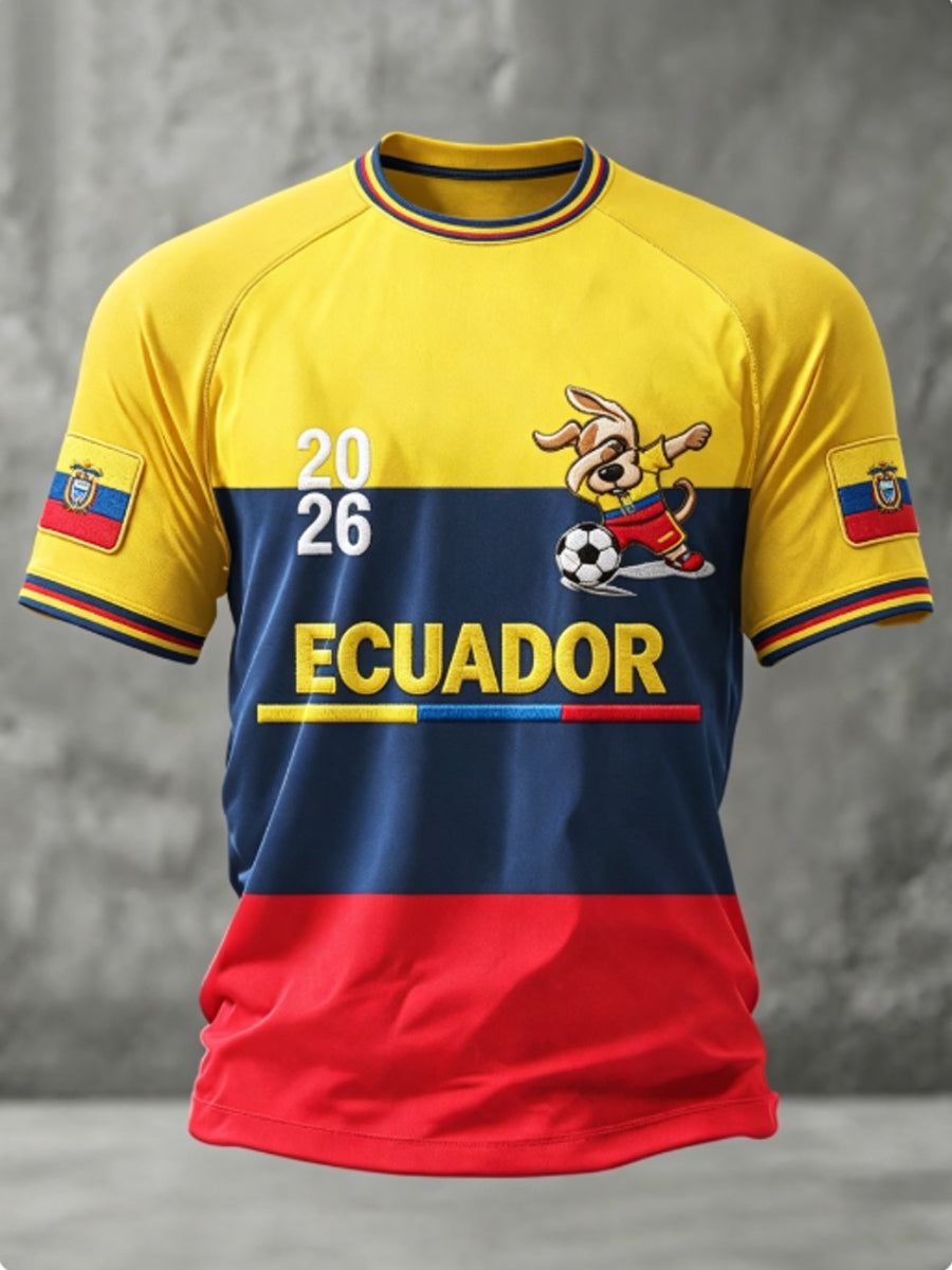 Men's ECUADOR 2026 Football short sleeve t-shirt