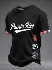 Men's Puerto Rico Printed short sleeves t-shirt